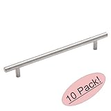 Cosmas 305-128SS True Solid Stainless Steel Construction Euro Style Cabinet Hardware Bar Handle Pull - 5