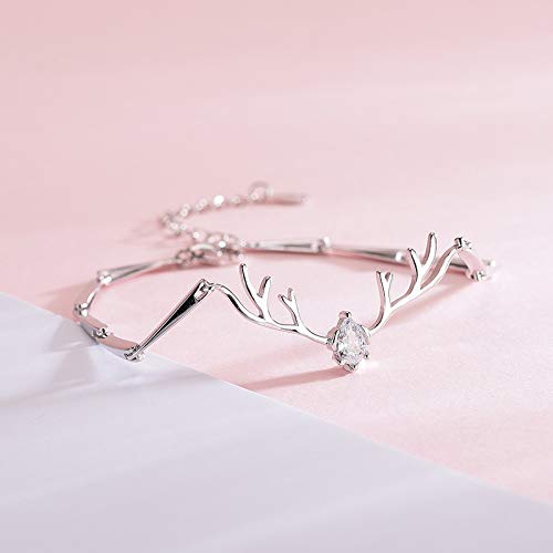 WSZZY Einfaches Geweiharmband Student Wald Freundin Paarschmuck