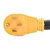 Camco-55562-18-50-AMP-Standard-Male-50-AMP-90-Degree-Locking-Female-PowerGrip-Adapter