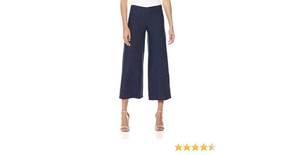 Cropped TERENA Wide Leg Pant, Denim 