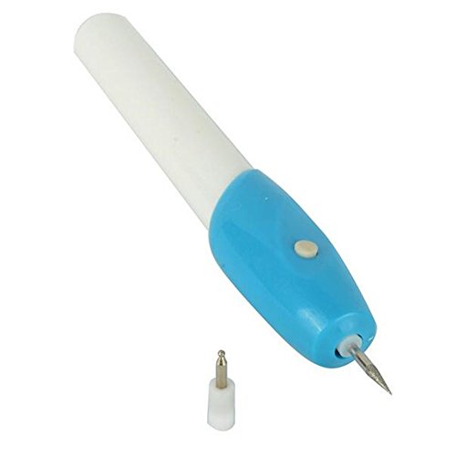 Muicatte Mini Engraving Pen Electric Carving Pen Machine Graver Tool Engraver with Replacement Nozzle - Thumbnail 4