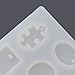 Lychee Water Drop Square Round Rectangle Silicone Pendant Mold DIY Jewelry Making Mould Tool