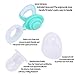2 Pack Fresh Fruit Silicone Nipple Teething Toy-Fresh Fruit Feeder for kids Bonus 3 Pcs Replacement Silicone Pouches