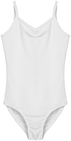 Teaio Girls Straps Camisole Gymnastic Ballet Dance Leotard