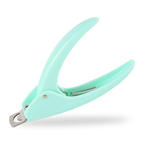Dr.Nail Professional Acrylic Nail Cutters False Nails Clipper Fake Nail Clippers Nail Tip Trimmer for Artificial Nail Art Manicure Tools Clip Tool (Mint Green)