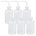 Safety Wash Bottle Squeeze Bottle LDPE with Narrow Mouth 250ml/8.5oz, Pack of 6 by DEPEPE