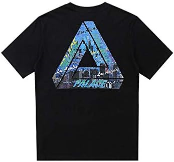 DuoLu Summer Palace Limited Triangle Print Casual Crewneck Short Sleeve T-Shirt for Men/Women