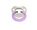 NUK Translucent Pacifier (0-6m) 2pk Silicone, Girl Colors