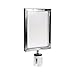 SOURCEONE.ORG Deluxe Crowd Control Stanchion Metal Sign Holder