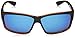 Costa Del Mar Mens Cut Rectangular Sunglasses, Coconut Fade/Grey Blue Mirrored Polarized-580G, 60 mm