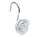 AGPTEK Shower Curtain Hooks, 12PCS Anti Rust Decorative Resin Hooks for Bathroom, Baby Room, Bedroom, Living Room Decor (White Rose)