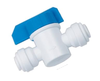 Empalme-Llave de paso 1/4 de agua (6,35 mm)-Filtro de agua para frigorífico, RO, grifo