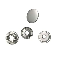 80 Pieces Stainless Steel Fastener Snap Set, Include Button Stud Socket and Eyelet