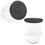 Black Dot Glass Single Flare Plug 00G Pair