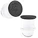 Black Dot Glass Single Flare Plug 00G Pair