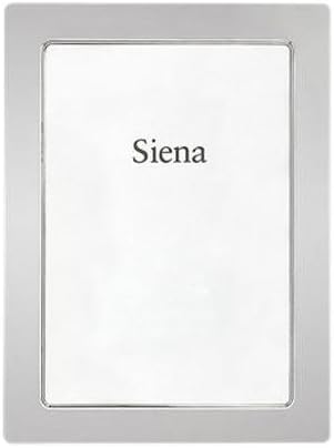 Tizo Design Siena Flat Rounded Collection 8x10" Frame - Silver Plated