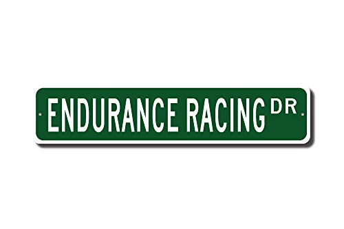 Iliogine Endurance Racing Endurance Racing Sign Endurance Racing Fan Long Distance Auto Race Race Lovers Street Sign Funny Words Tin Sign Gift