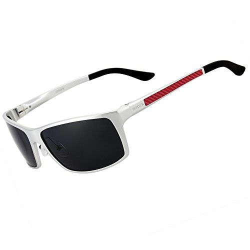 Soxick adjustable metal frame polarized driving sunglas…