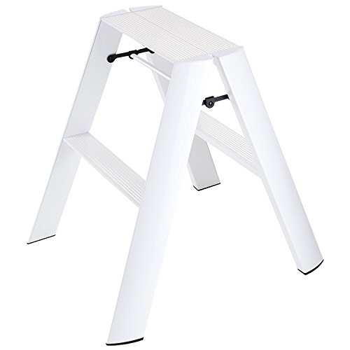 Hasegawa Ladders  Lucano Step Ladder, White
