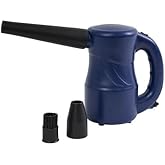 XPOWER A-2S Cyber Duster Electric Air Duster for Dusting, Drying, Inflating, Blowing, Car Detailing, Computer, Leaf Blowing, 90CFM, 2 Nozzles+1 Brush, High Performance Motor, Eco-Friendly, Navy Blue