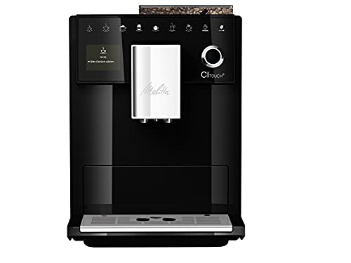 Melitta Caffeo Ci Touch F630-102 Kaffeevollautomat Mit Milchsystem I Flüsterleises Mahlwerk I Touch Funktion I 1,8L Wassertank I Schwarz