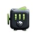 Fidget Cube Relieves Stress Boredom and Anxiety Helps to Focus Christmas Gift for Children and Adults [ Arrives Before Christmas USA Stock ] - Black Green