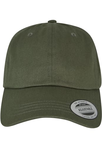 Flexfit Unisex 6245CM-Low Profile Cotton Twill Kappe, Burnt Olive,Einheitsgröße