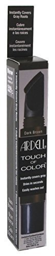 Ardell Touch Of Color Instant Gray Root Cover Applicator Brush - Dark Brown