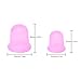 MEINAIER Anti Cellulite Vacuum Cups Silicone Cupping Set Medical Therapy Massage For Face & Body, Muscle Relaxation Anti-aging Wrinkle Cup( 2pcs / Set , Size L + Size M )