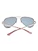 GUESS Factory Women's Metal Chain-Link Aviator Sunglasses