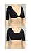 Sleevey Wonders Women's Black Jersey Reversible slip-on 1/2 sleeves Shapewear (Large, Black)