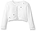 American Princess Girls' Diagonal Flower Cardigan Sweater