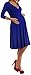 Maternity Womens Ma Long Maternity Dress Breastfeeding(Royal Blue,Medium)