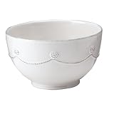 Berry and Thread Round Cereal / Ice Cream Bowl by Juliska - Whitewash