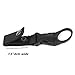 F Flammi 3Pcs Hanging Buckle Portable Water Bottle Ring Holder Mineral Water Bottle Clip for Backpack Belt Outdoor Camping Hiking Traveling (Black)