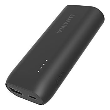 Lumina 5200 mAh Ultra Compact Portable Charger External Battery Power Bank with High-Speed Charging Technology