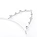 Buytra Women's Girls Rhinestone Crystal Cat Kitty Ears Headband for Party Masquerade Fancy Dress Costume, Gold, Silver, Pack of 2