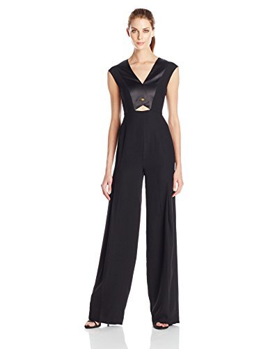 cap sleeve wide leg jumpsuit