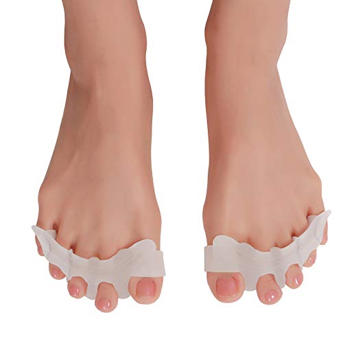 Sala-Sportswear - 1 Pair Toe Separator Braces Toe Five Fingers Fixer Big Foot Bone Correction Toes Rehabilitation Treatment Orthotic Device