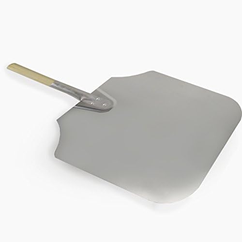 Top Pizza Peel | 14 x 26 Inches Multi-Function Pizza Peel with Thin Tapered Blade and Non-Slip Handle | Safe Durable Non-Stick Rustproof Stainless Steel for Barbecue Cake Pie | 1286