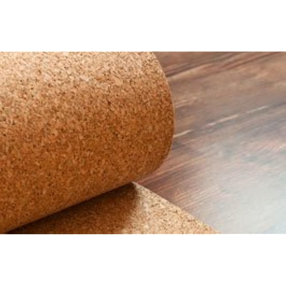 Natural Cork Board Textured Vinyl Wrap Underlayer Shelf Sheet Adhesive