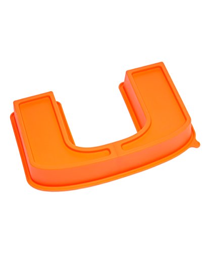 NCAA Miami Hurricanes Cake Pan with Stand, One Size, Orange