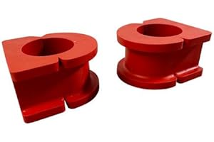 JKYH TECHPLUS New Front Sway Stabilizer Bar Bushing Pair Red Compatible with 07-20 Cadillac Chevrolet GMC 08-2011 Silverado 1500 LS 09-2013 Suburban 2500 K200222