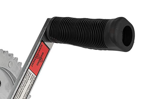 Camco 50000, Trailer Boat Winch | Features a 2-Way Ratchet & 20-Foot Strap with a 2,000lb Weight Capacity - Image 7