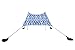 Neso Tents Beach Tent with Sand Anchor, Portable Canopy Sunshade - 7' x 7' - Patented Reinforced Corners(Shibori)