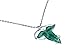 topstaronline Lord of the Rings Aragorn Elven Green Leaf Brooch Pin Pendant Necklace