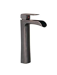 Eyekepper canilla de baño alta de níquel cepillado para baño llave de baño fregadero., Bronce