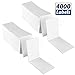 LotFancy 4x6 Thermal Labels, 3600 Shipping Labels Fanfold, 2 Stacks (1800 PCS per Stack), Perforated Mailing Postage Label, Permanent Adhesive, Address Label Compatible with Zebra, Rollo, Munbyn