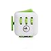 LEDeng Fidget Toys Cube for Fidgeters! Relieve Stress, Anxiety, and Boredom all at your finger tips (White Green)