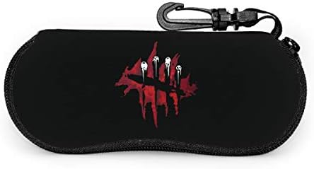 メガネケース Glasses メーカー再生品 Case Dead By Daylight ダイイングライト 爪 眼鏡ケース 小物入れ 耐久メガネケースバッグ ハードケース 収納可能 ファスナー式 ネオプレン製 金属フック付き 擦り傷防止 アウトドア メガネ保護 男女兼用 柔らかい 持ち運びには便利